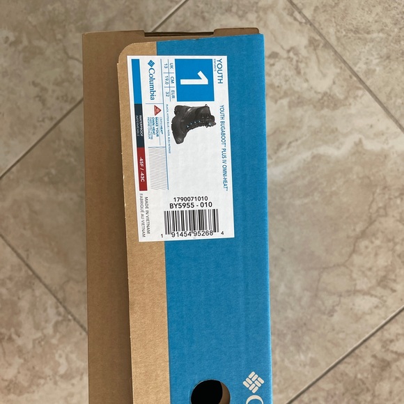 EUC Columbia Youth Kids Bugaboot Plus IV Omni-Heat Size 1 - Picture 2 of 8